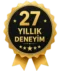 27 Yıllık Deneyim